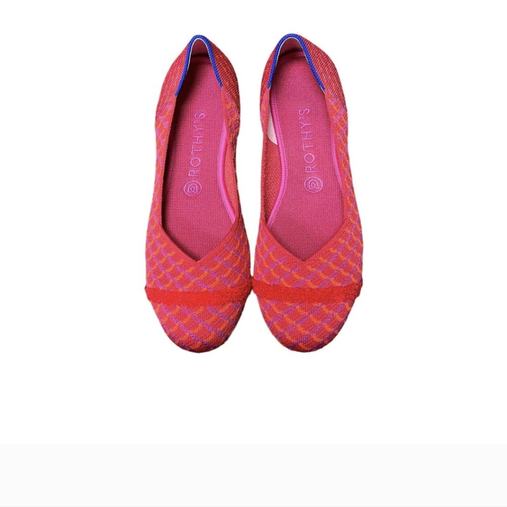 Rothy's The Flat Pomegranate Grid Size 8
